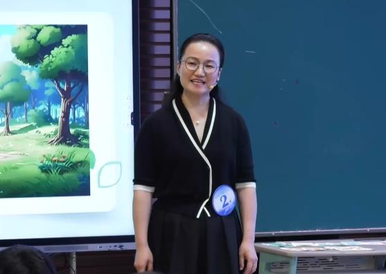 張宜，《春天的童話(huà)》，三年級(jí)下冊(cè)，第二單元，西師版